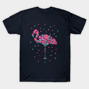 Geometrical flamingo T-Shirt